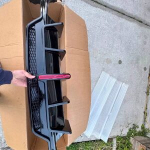 Black Rear Diffuser For BMW 2023-24 M340i